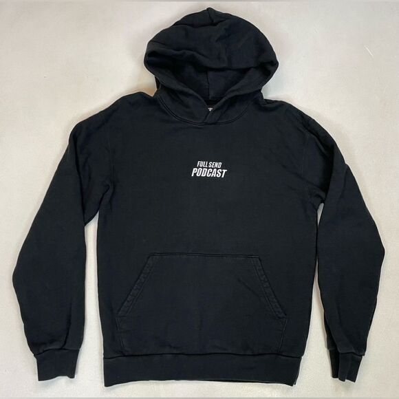 Full Send Podcast Nelk Boys Pullover Hoodie Men Medium Black - Picture 1 of 5